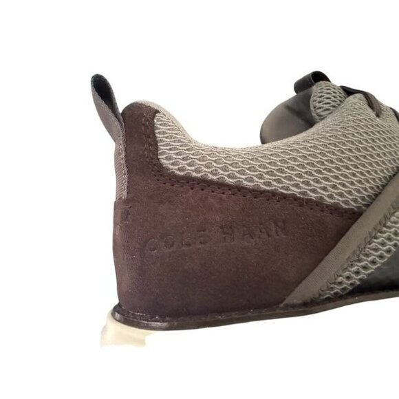 Cole Haan Mens Gray Mesh Brown Suede Zero Grand Atlantic Sneakers Sz 8.5 New - Picture 8 of 15